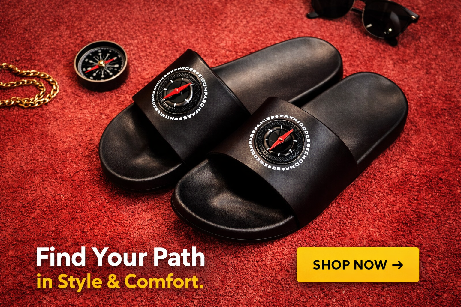 Slippers for men slides for men flipflop Black campus